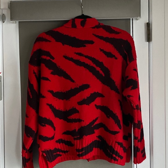 Philosophy di Lorenzo Serafini red tiger cardigan